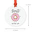 Ornement en forme de donut Funny Food pun