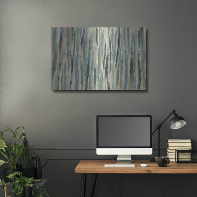 Luxe Metal Art 'Stream' by Silvia Vassileva, Metal Wall Art