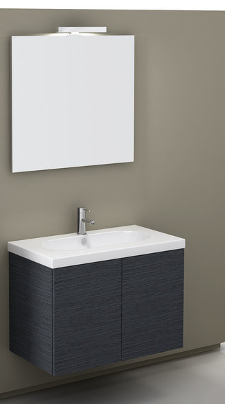 Ensemble de meuble-lavabo mural simple 31 po Trendy