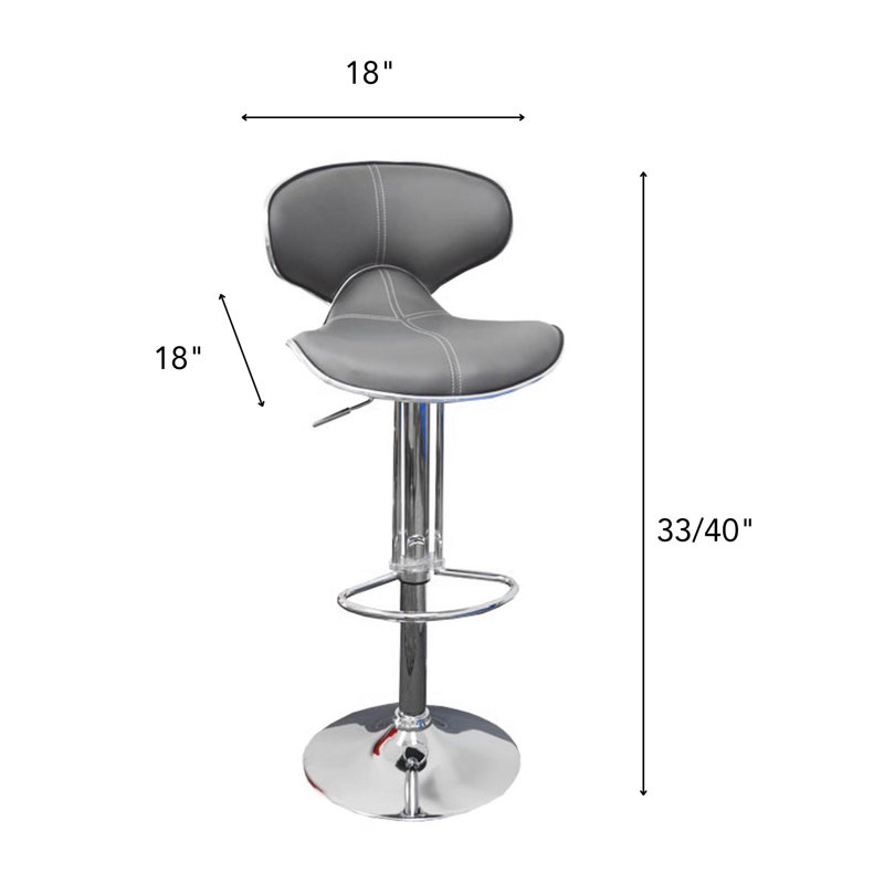 Tabouret pivotant à hauteur réglable Hollen