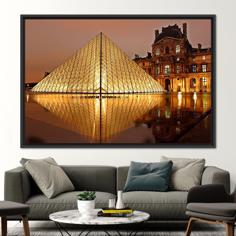 Print on Canvas, Black Floater Framed, 40 cm H x 60 cm W