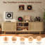 Meuble télé 70,2 po Mid-Century-129676989