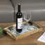 Mosaic Glass Mango Wood Serving Tray