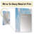 White Sky Pure Elegance I - Sky Decorative Mirror, Traditional Wall Mirror, Printed Metal Art-1360053686