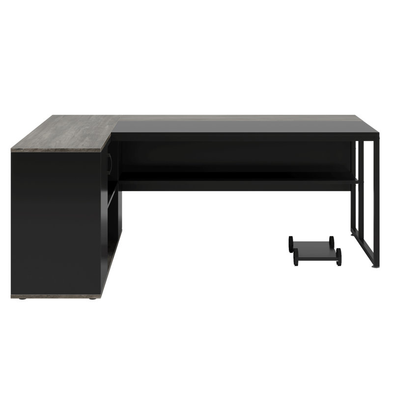 Bureau de direction 71 pouces (sans la chaise), Gris