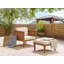 Welara Wood Outdoor Ottoman