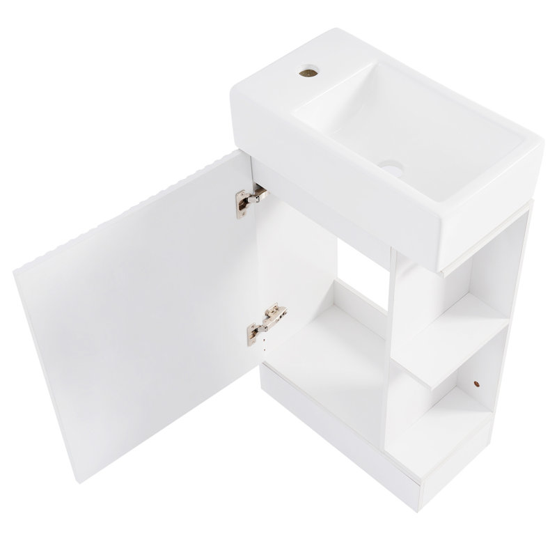 Meuble-lavabo 18,6 po avec lavabo Ruperta