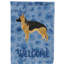 Caniche en polyester à 2 côtés 40 x 28 po standard welcome drapeau maison-957493024