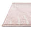 Tapis rayé en polypropylène tissé à la machine en rose clair / ivoire-732316870