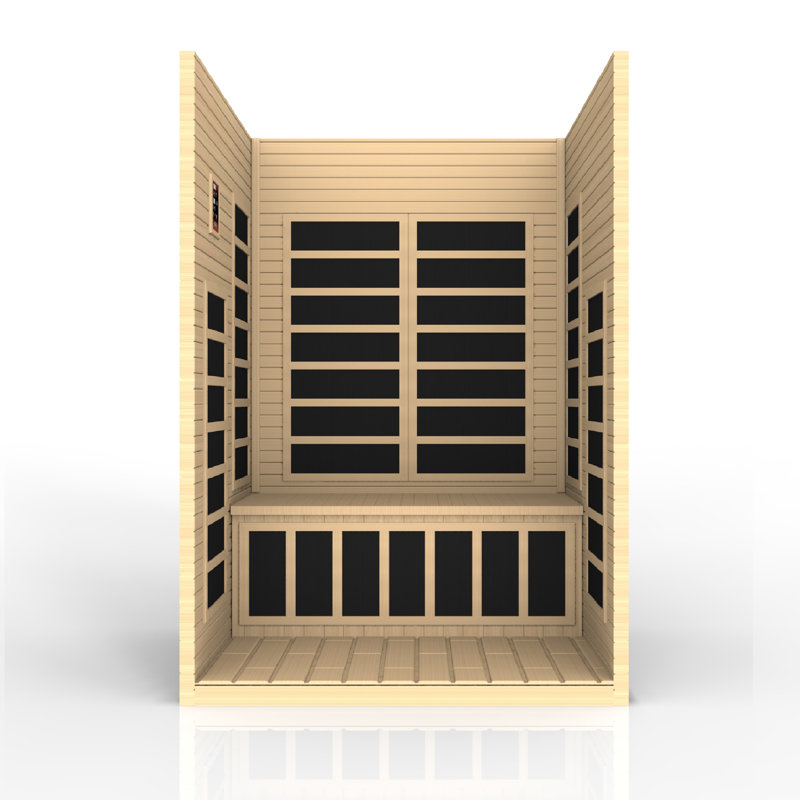 Dynamic Infrared Santiago 2 - Person FAR Infrared Sauna in Hemlock