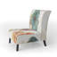 Fauteuil de chambre à garniture piquée-90459905
