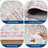 Washable Area Rug for Living Room, Floral Soft Rug, Non Slip Low Pile Carpet for Living Room, Bedroom, Dining Room, Hallway-1285422510-1285422499