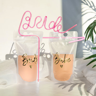Gobelet Bachelorette avec paille