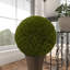 Boule de feuillage artificielle verte-1163752638