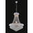Andres Crystal 20" Chrome Chandelier for Dining Rooms Foyers Living Rooms Stairwells, 14-Light with E12 Bulb Base-31769328