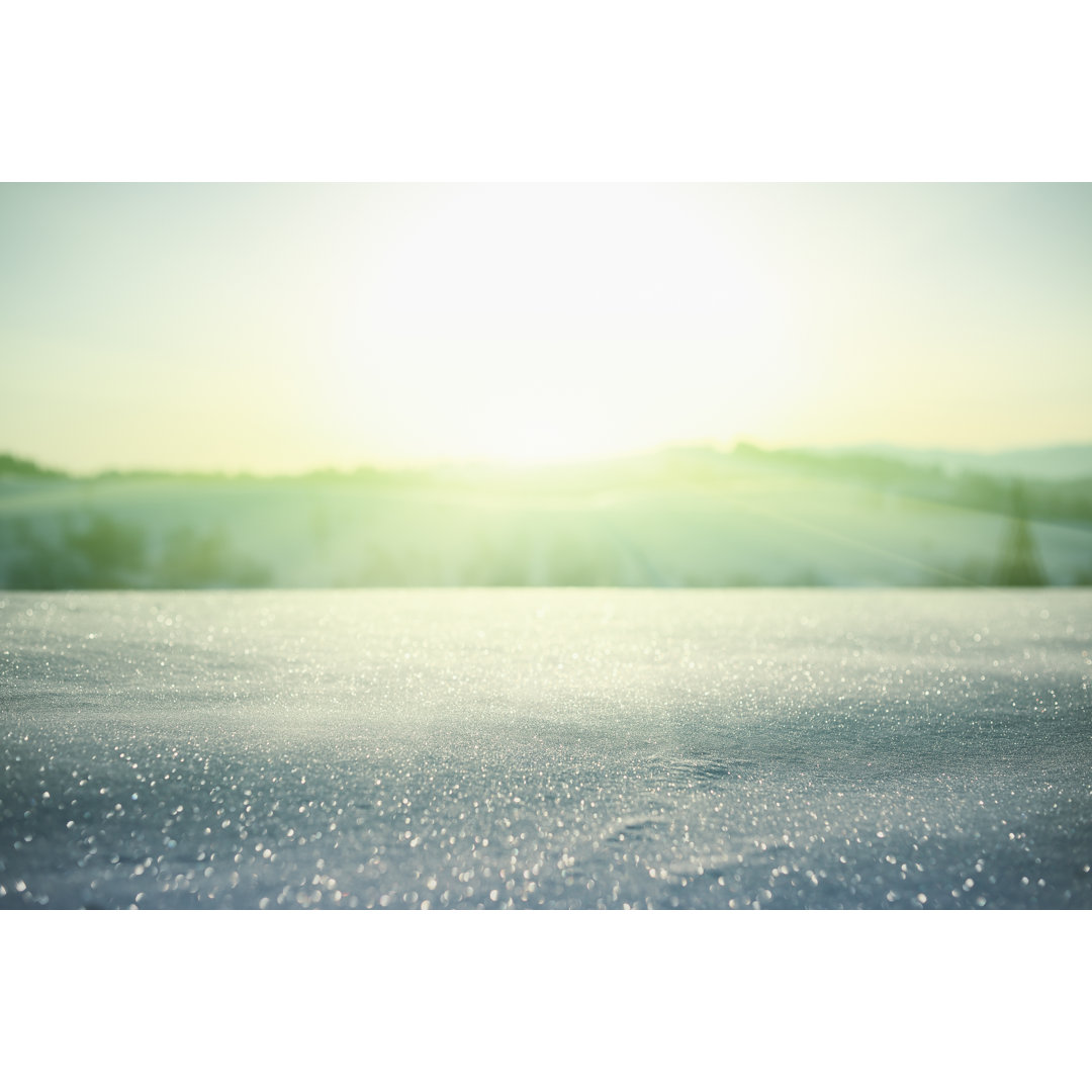 Schnee in den Bergen