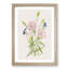 Pink Flower Illustration - Picture Frame Painting Print-55584007-55584008