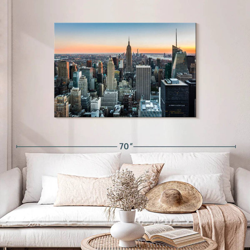 Sireci New York At Sundown, 30" H x 45" W