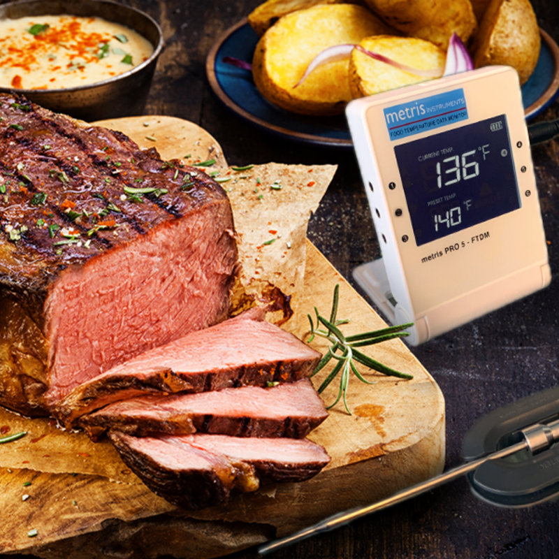 Thermomètre numérique pour données alimentaires