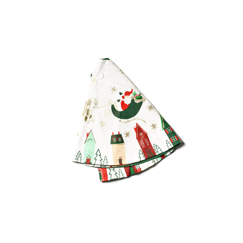 Jupe d'arbre de père Noël volant
