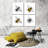 " Four Bees Multi Piece Canvas Print " 4 - Pieces-176726462
