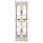Lighted Curio Cabinet, Glass Display Cabinet With Adjustable Shelves, Vintage Storage Case-1421285451