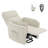 Power Lift Recliner Chair, Round Plush Faux Fur Footrest, Modern Electric Lounge Chair, Sturdy For Living Room, Bedroom-765143042