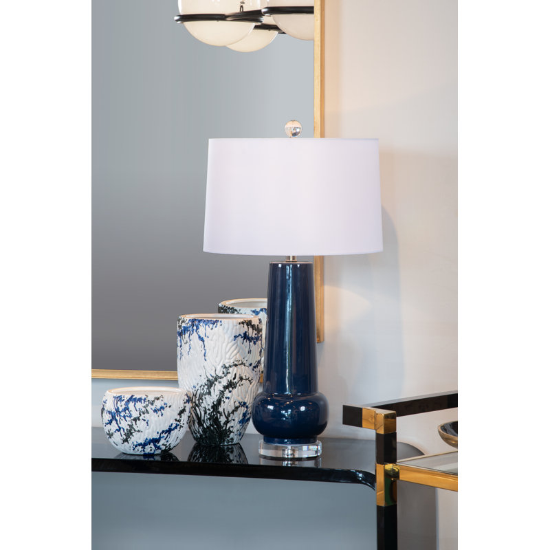 Table Lamp, Blue