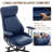 High-Quality PU Leather Office Chair with Premium Durable Construction, Silent Wheels, Easy Assembly, Blue-15962263