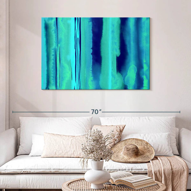 Avery Aqua Marine Color Study, 30" H x 45" W