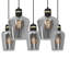 Vassar 5 - Light Black/Gold Jar Pendant