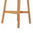 Lymington Outdoor Bar Stool, Teak Finished Wood With Light Brown Wicker, Set Of 2-923898324