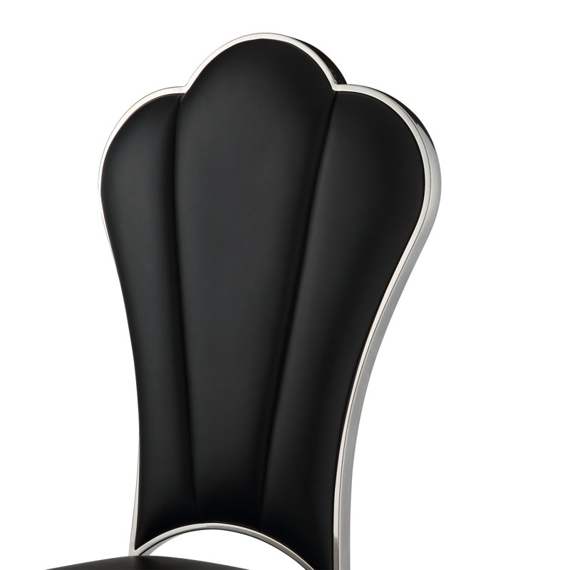 Chaise d'appoint avec dossier capitonné (ensemble de 2)