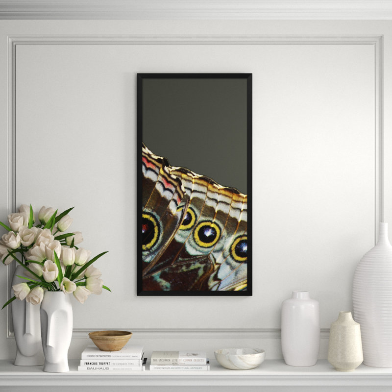 Wings 2' Framed Graphic Art Print on Glass