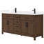 Beckett 66" Freestanding Double Bathroom Vanity with Cultured Marble Top-411161621-473309635-481319800