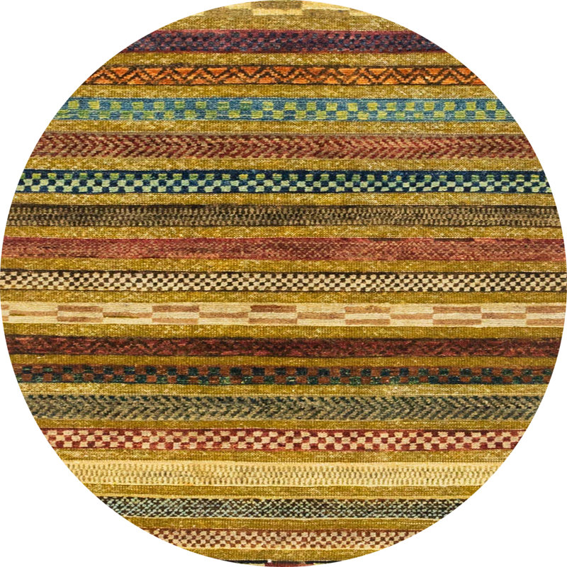 Tapis abstrait moderne 2258ABS2265, Rond 5 pi