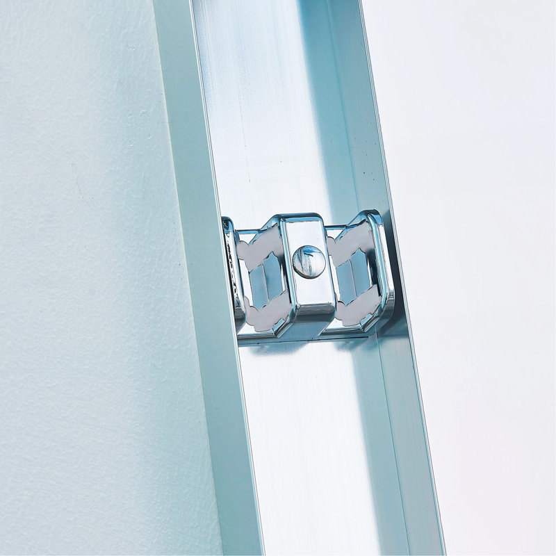 Porte de douche à double porte coulissante l 56 à 60 po x H 60 po