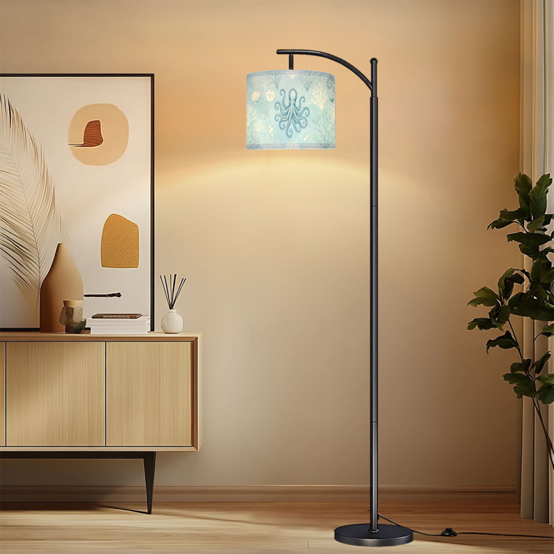 Lampe sur pied avec abat-jour réglable Arc Life