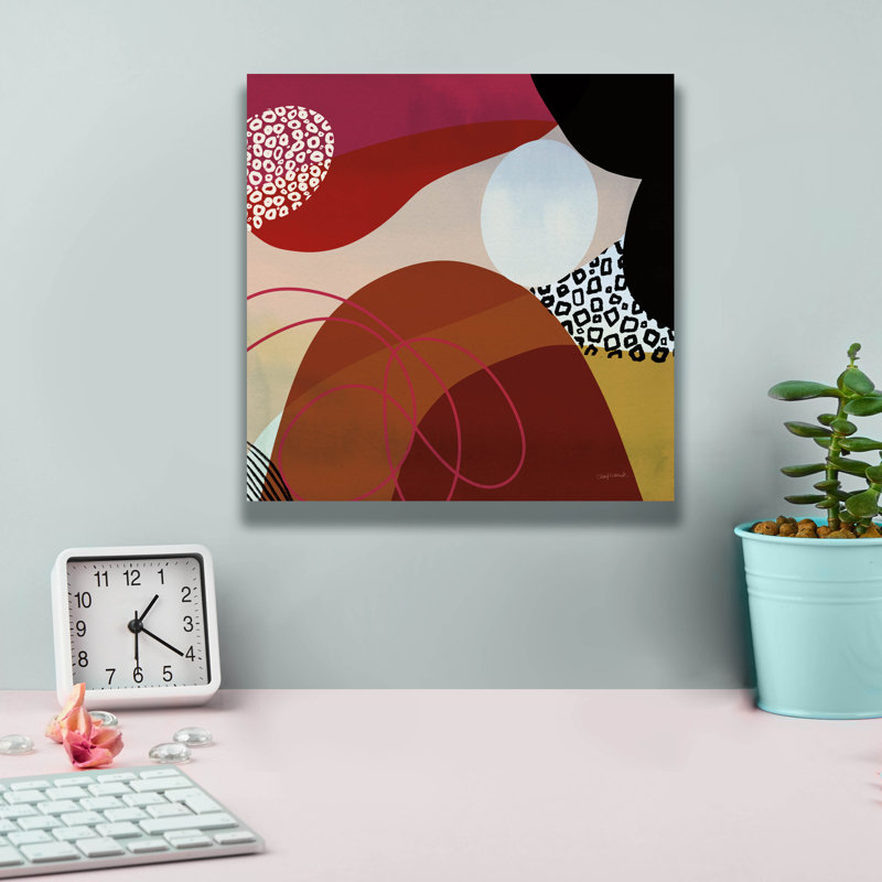  «Variété 8» par Cheryl Warrick, art mural sur toile, 12 po x 12 po