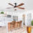 52 Inch Modern Led Ceiling Fan With 3 Color Dimmable 5 Abs Blades Remote Control Reversible Dc Motor For Bedroom-1434539237-1434539233