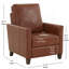 Fauteuil inclinable moderne en similicuir Pablo Caramel-454943967