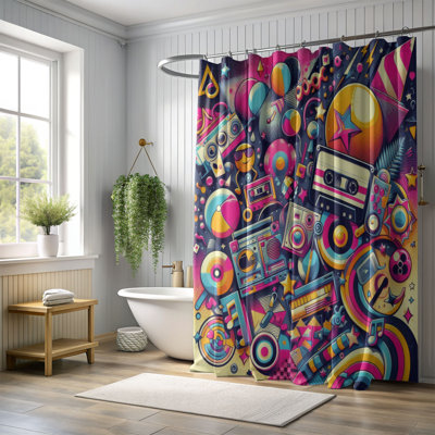 Rideau de douche standard 1 pièce Dakodah