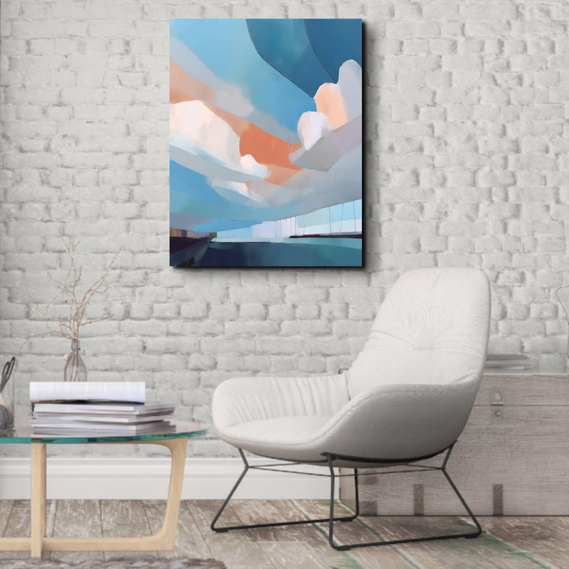 «Landscape 33» sur toile, H 18 po x l 15 po