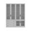 Vitrine H 74,8 po