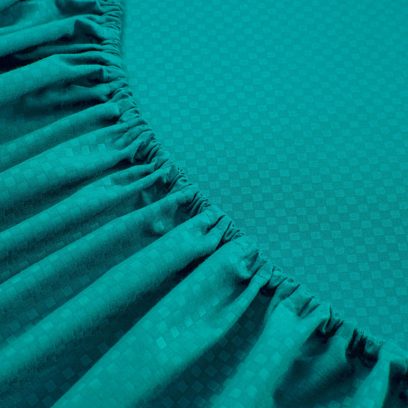  Microfiber Plain Weave / Muslin Sheet Set, Full Sheet Set + 1 Fitted Sheet + 4 Pillowcases, Aqua
