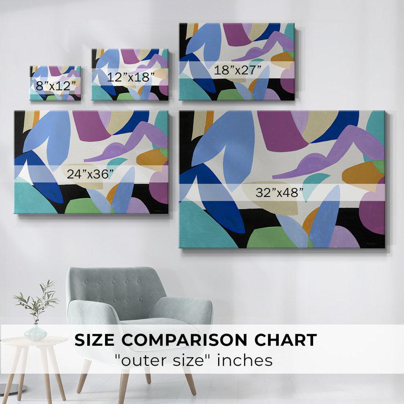 Toile tendue Ode to Matisse II-Gallery, H 8 po x l 12 po