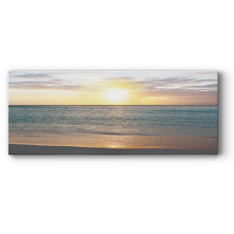 Coucher de soleil, H 24 po x l 60 po x P 1,5 po