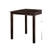 Transitional Style Dining Table Set. Square Shape Table Slat Back Chair Dining Room-354676962