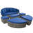 Joscelin 66.1 " W Wicker Patio Daybed with Cushions-1794108757