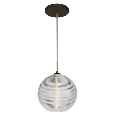 Luminaire sphère suspendu 1 lumières simple Kristall